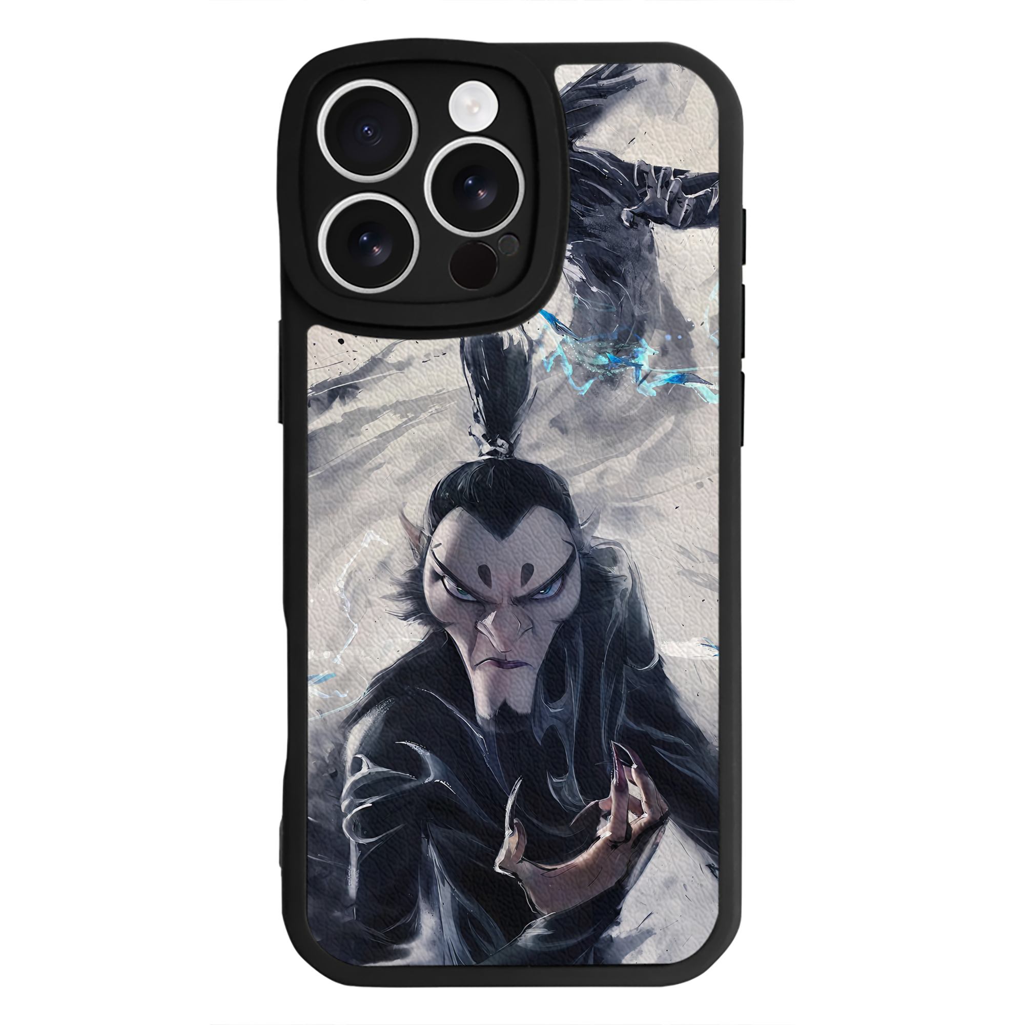 （画像用） Ne Zha 2 ナタ 魔童の大暴れ 【iPhone 16シリーズ対応】シリコンスマホケース（レザー調） 材質：シリコン